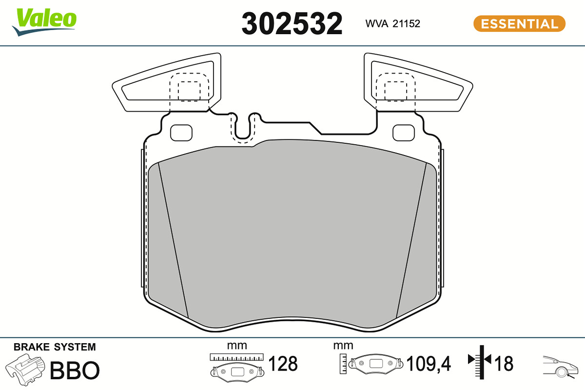 BRAKE PADS FIRST MERCEDES GLC200 FR